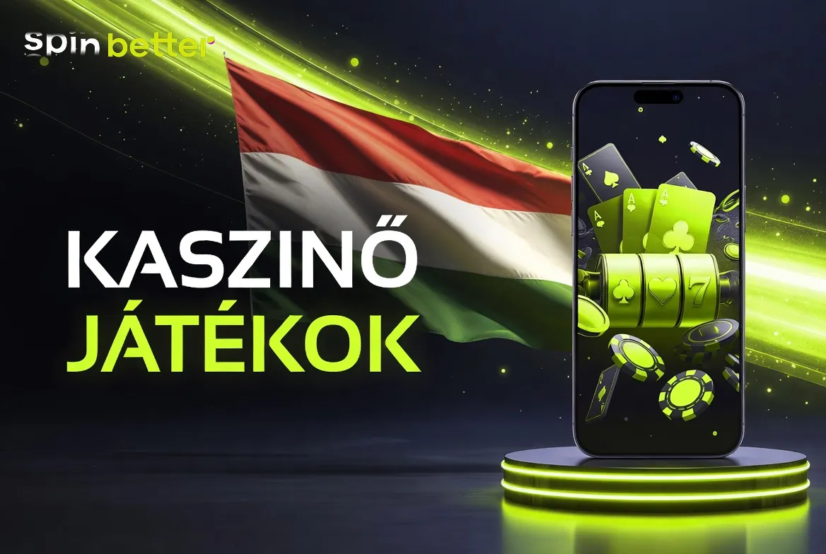 SpinBetter casino főoldala a nyerőgépes kínálattal