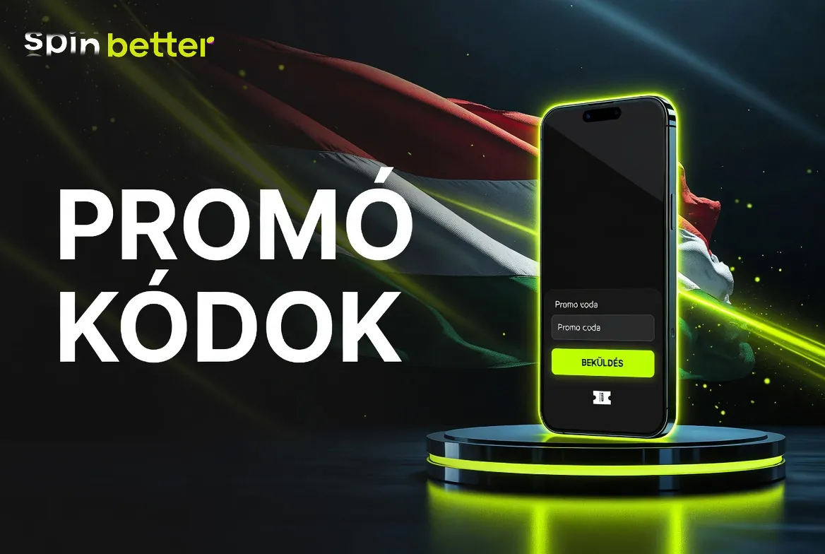 SpinBetter promo code mezője a fiók létrehozásakor